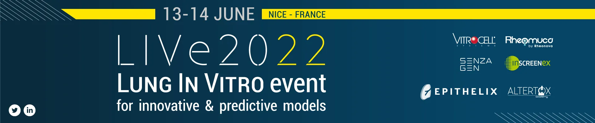 LIVe 2022 – Lung in vitro event for innovative & predictive models